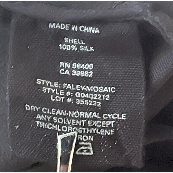 Theory Silk Jumpsuit Puff Sleeve Wide Leg Off The Shoulder Charcoal Women's Sz 4 - Picture 11 of 11